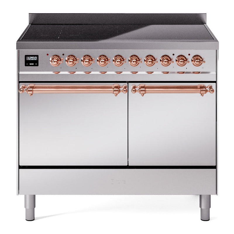 ILVE Nostalgie II 40" Electric Range with 6 Induction Elements Solid Door - UPDI406QNMP