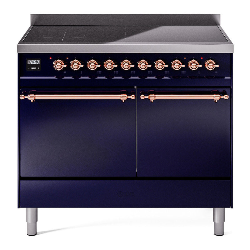 ILVE Nostalgie II 40" Electric Range with 6 Induction Elements Solid Door - UPDI406QNMP