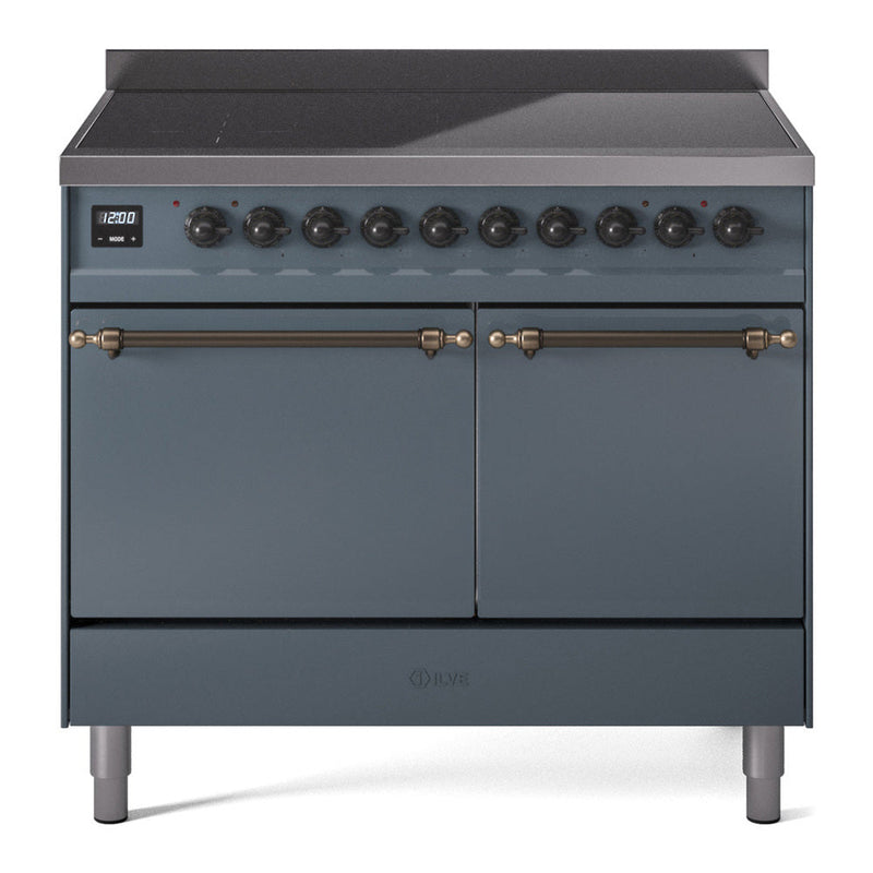 ILVE Nostalgie II 40" Electric Range with 6 Induction Elements Solid Door - UPDI406QNMP