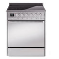 ILVE Professional Plus II 30" Electric Range with 4 Induction Elements Solid Door with Stainless Steel knobs - UPI304QMP