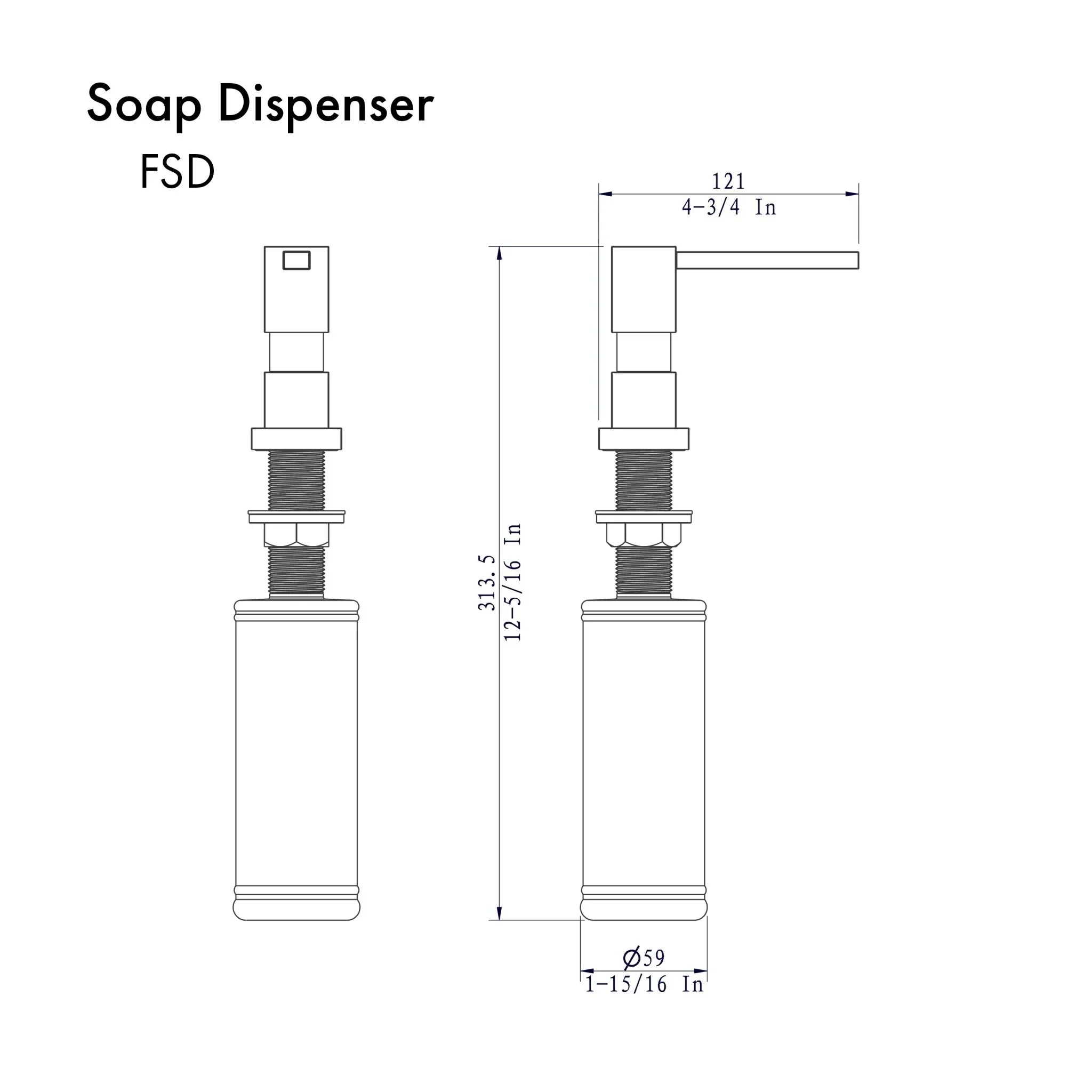LINE Faucet Soap Dispenser