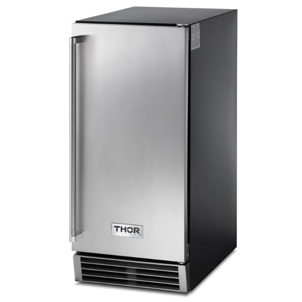 Thor Kitchen Ice Maker in Stainless Steel Closed