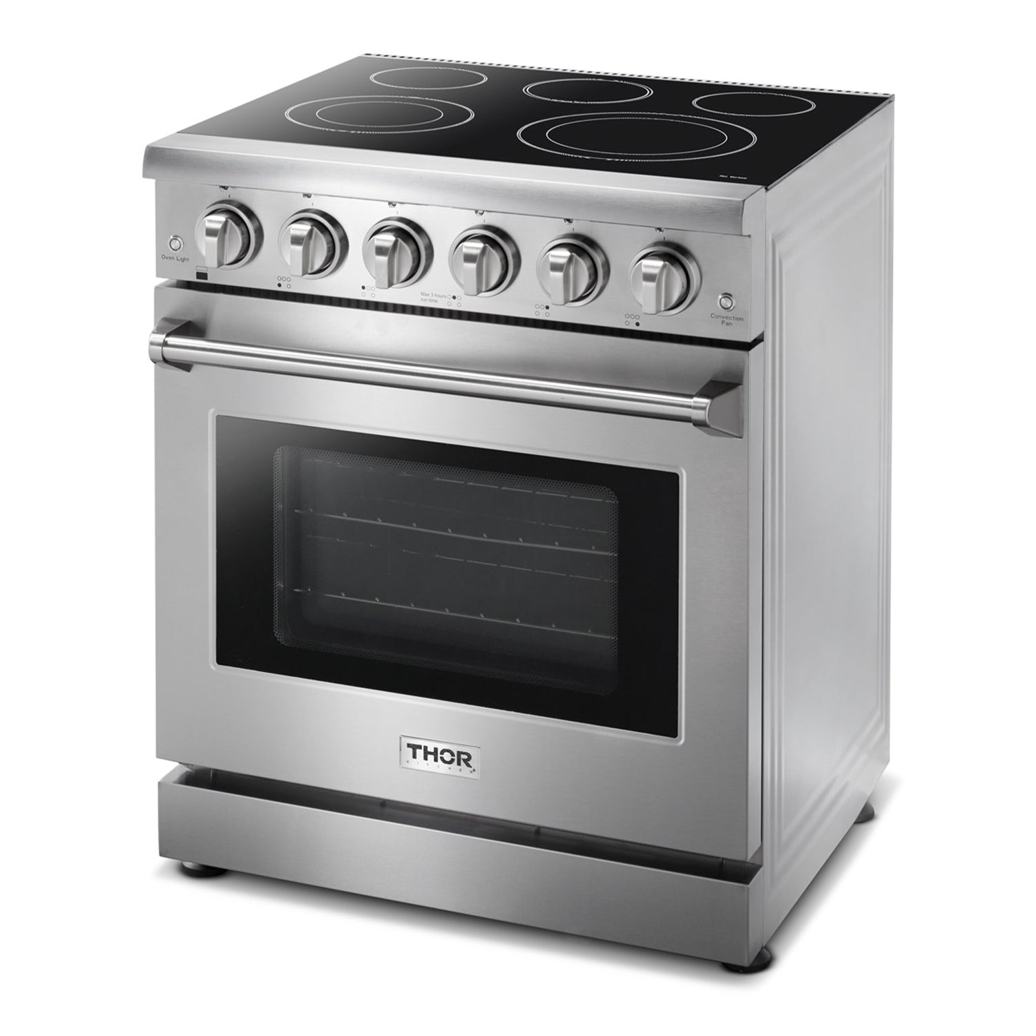Thor Kitchen 30-Inch 4.55 cu. ft. Oven Electric Range in Stainless Steel HRE3001