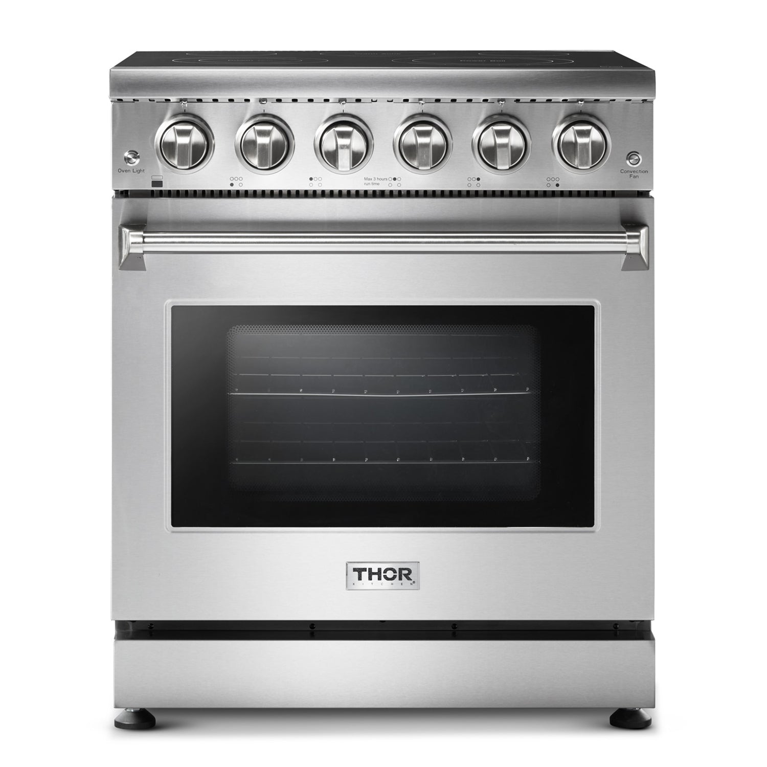 Thor Kitchen 30-Inch 4.55 cu. ft. Oven Electric Range in Stainless Steel HRE3001