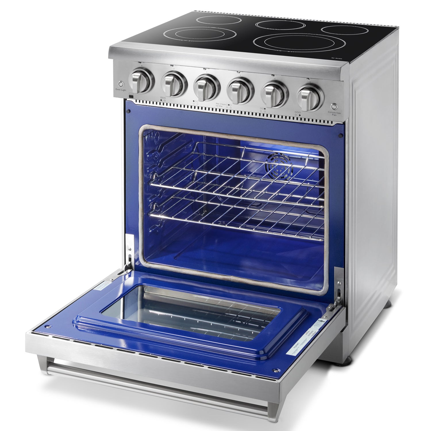 Thor Kitchen 30-Inch 4.55 cu. ft. Oven Electric Range in Stainless Steel HRE3001
