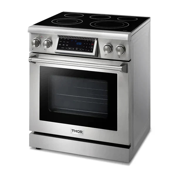 Thor Kitchen 30 Inch Tilt Panel Professional Electric Range 
