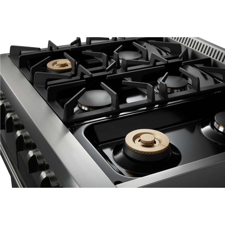 Thor Kitchen 36 in. Professional Gas Range in Stainless Steel 