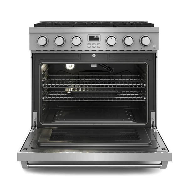 Thor Kitchen 36 Inch Contemporary Professional Gas Range in Stainless Steel