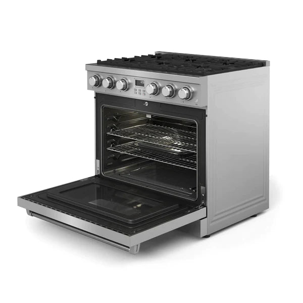 Thor Kitchen 36 Inch Contemporary Professional Gas Range in Stainless Steel