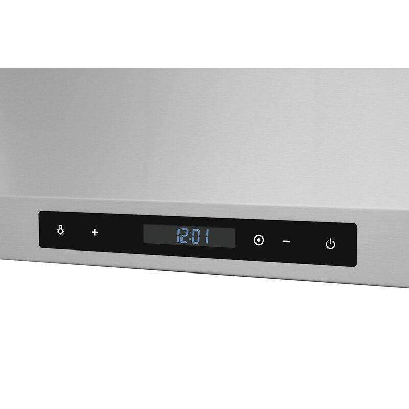 Thor Kitchen 4-Piece Appliance Package - 36-Inch Gas Range with Tilt Panel, French Door Refrigerator, Wall Mount Hood, and Dishwasher in Stainless Steel