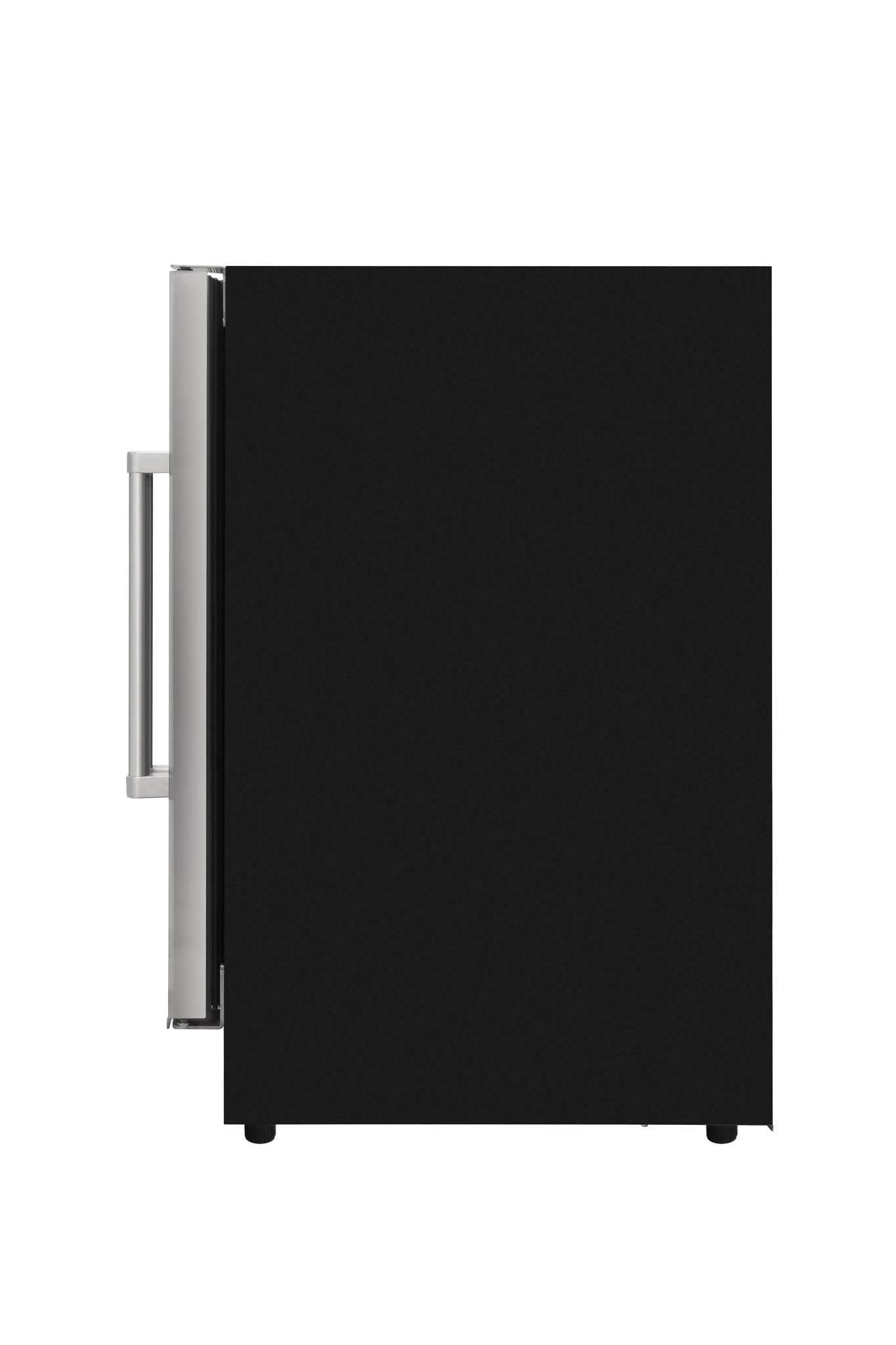 Thor Kitchen 6-Piece Appliance Package - 36-Inch Electric Range, Wall Mount Range Hood, Refrigerator, Dishwasher, Microwave, and Wine Cooler in Stainless Steel