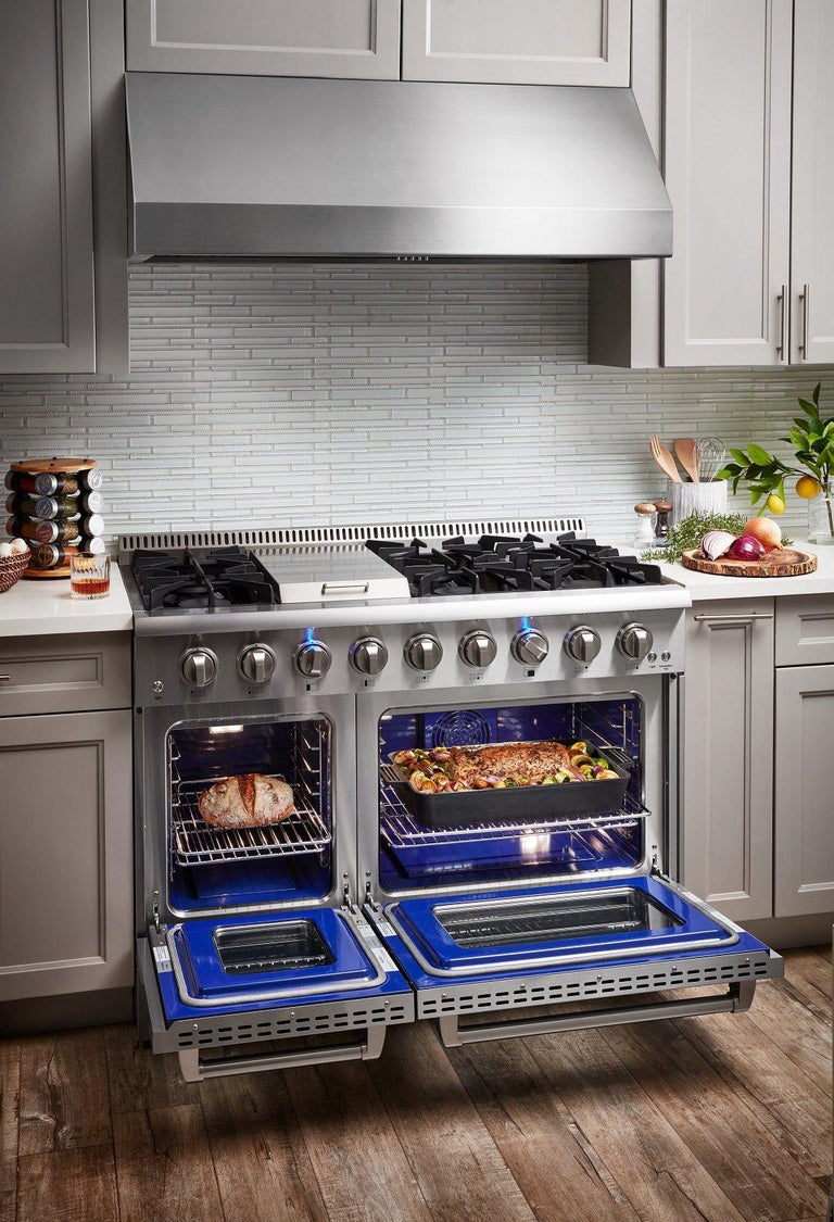 Thor Kitchen 48 in. 6.7 cu. ft. Professional Gas Range in Stainless Steel