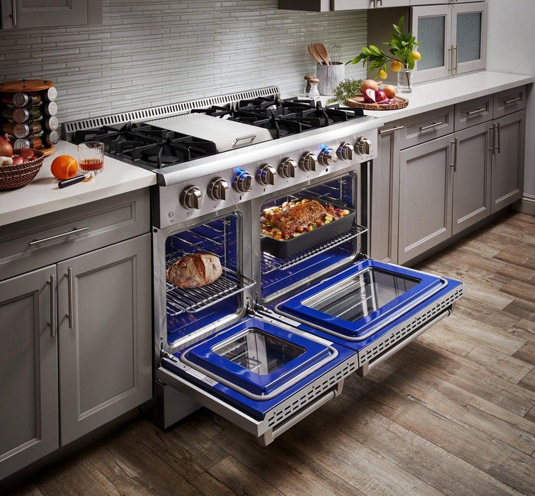 Thor Kitchen 48 in. 6.7 cu. ft. Professional Gas Range in Stainless Steel