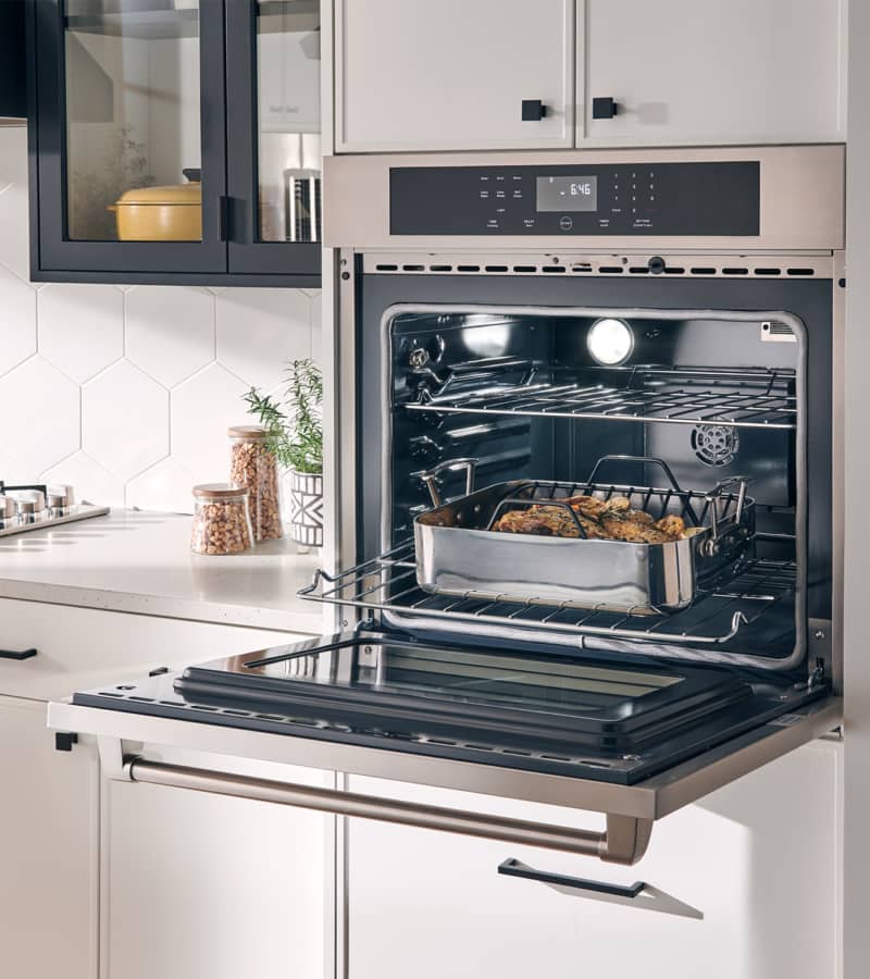 Thor Kitchen 5-Piece Pro Appliance Package - 36-Inch Rangetop, Electric Wall Oven, Pro-Style Wall Mount Hood, Dishwasher & Refrigerator with Water Dispenser in Stainless Steel