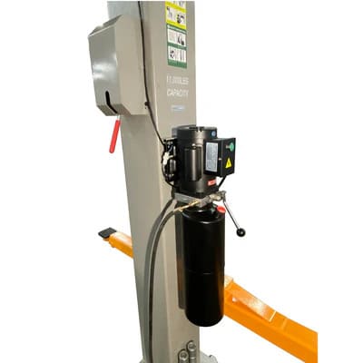 Heavy-duty truck adapters included with Triumph NTO-11A two post lift