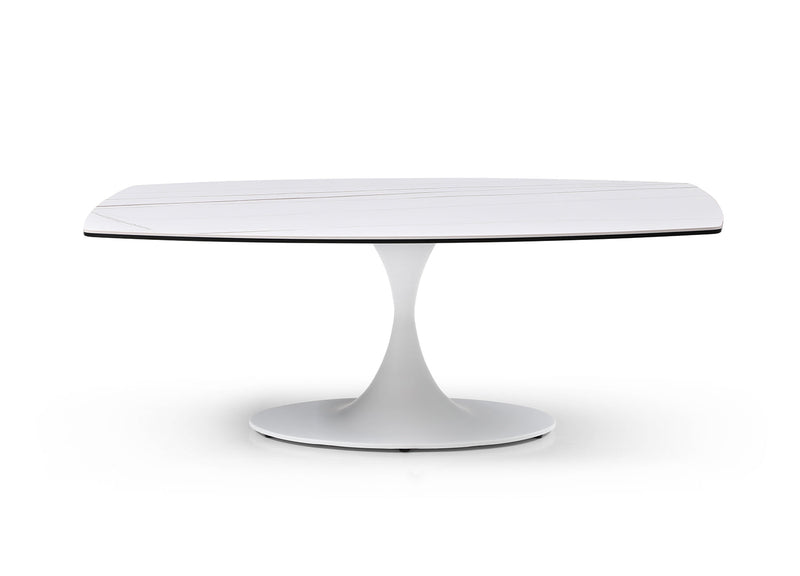 Whiteline Modern Living Amarosa Coffee Table in White Color - CT1719