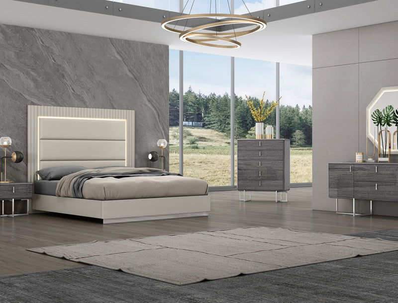 Whiteline Modern Living Chloe Bed King - BK1888