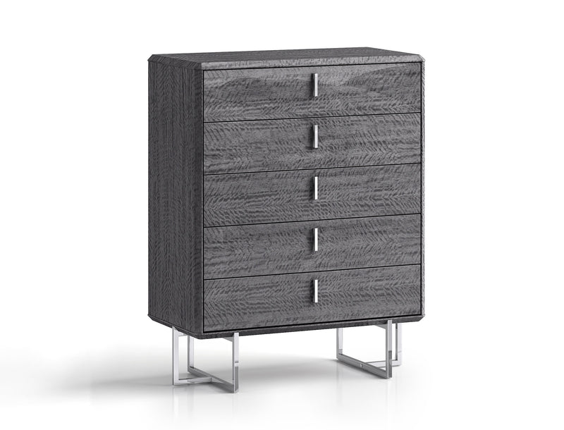 Whiteline Modern Living Chloe Chest of Drawer - CD1888-GRY