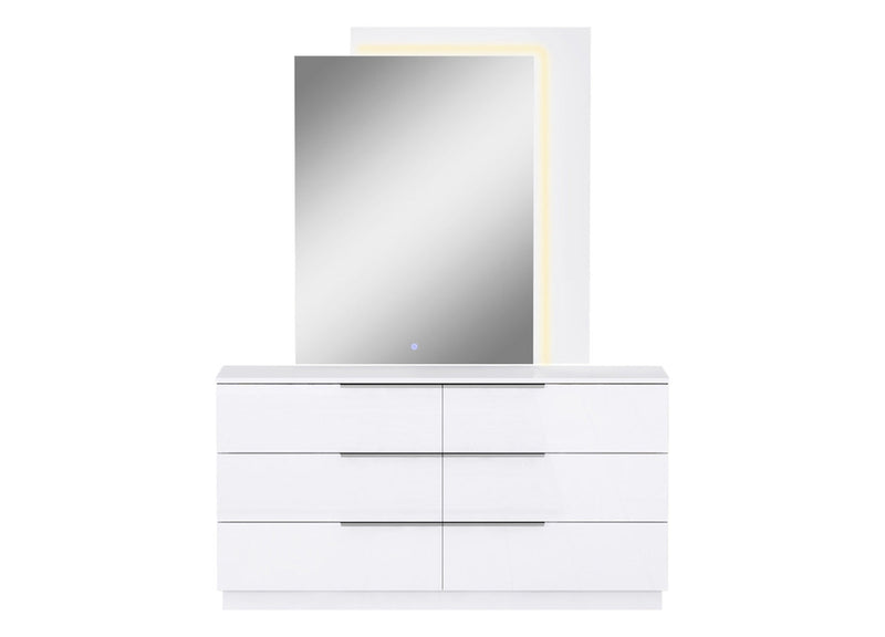 Whiteline Modern Living Damien Double Dresser - DR2022