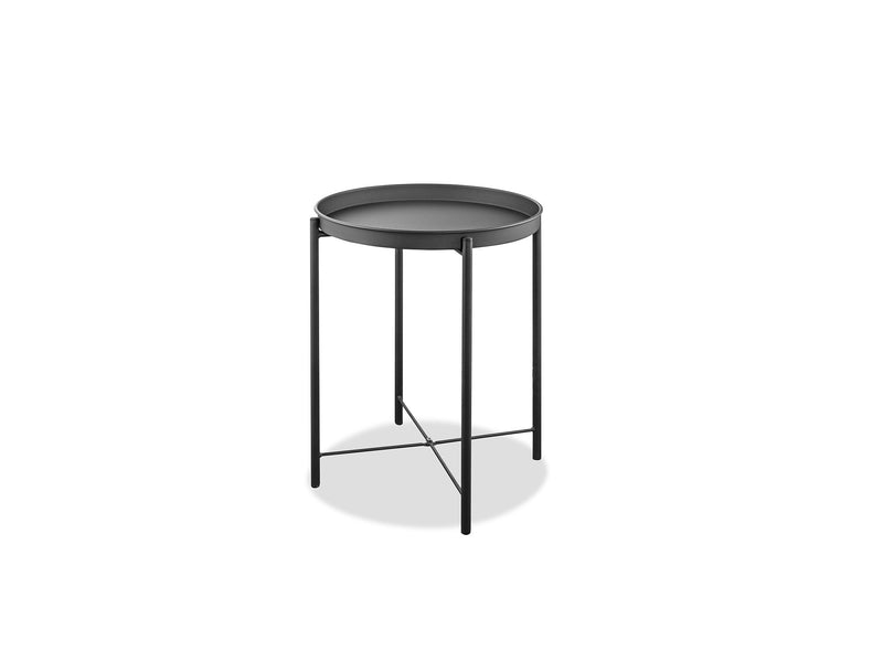 Whiteline Modern Living Drake Outdoor Side Table - ST1605-GRY