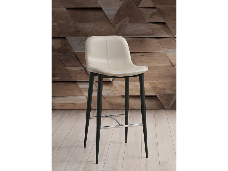 Whiteline Modern Living Franklin Counter Stool In Taupe Color - BS1666C-TAU