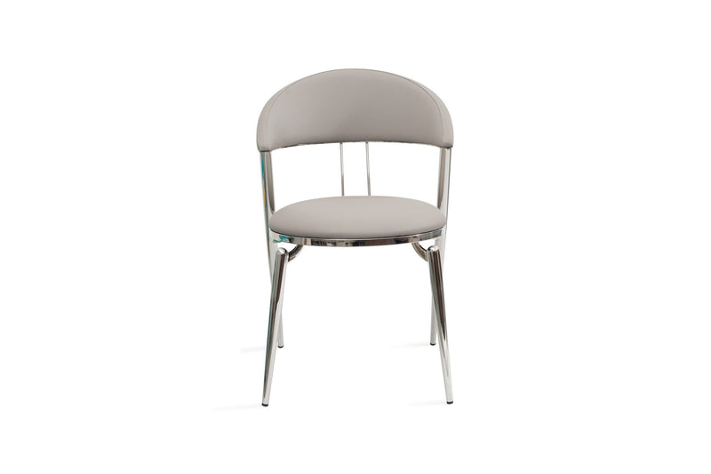 Whiteline Modern Living Geneva Dining Chair - DC1640-GRY