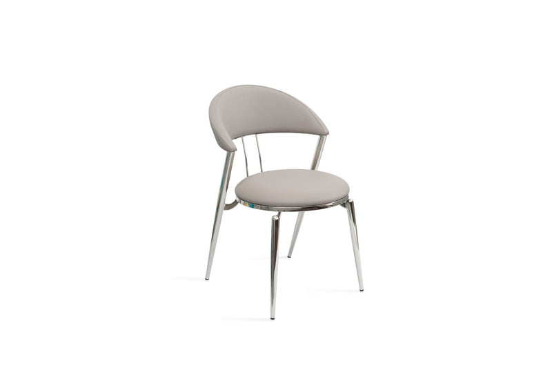 Whiteline Modern Living Geneva Dining Chair - DC1640-GRY