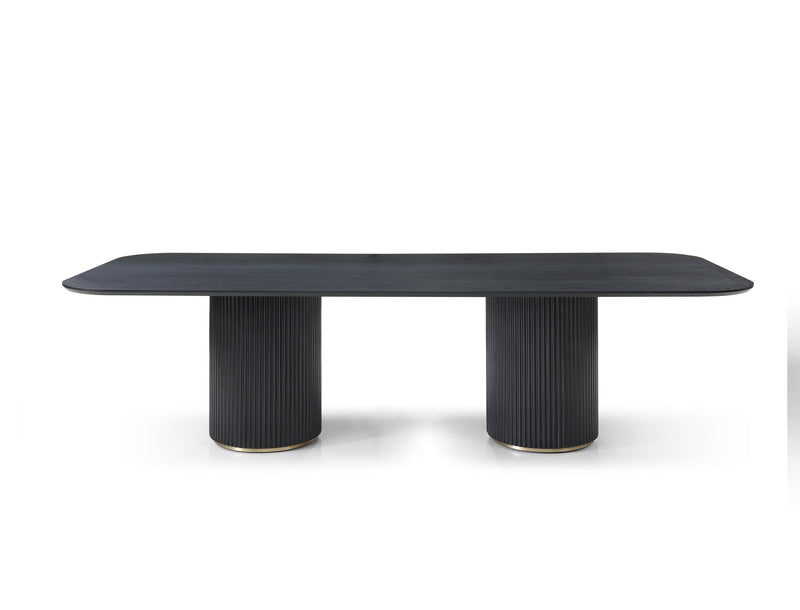 Whiteline Modern Living Heidi Dining Table - DT1842-BLK