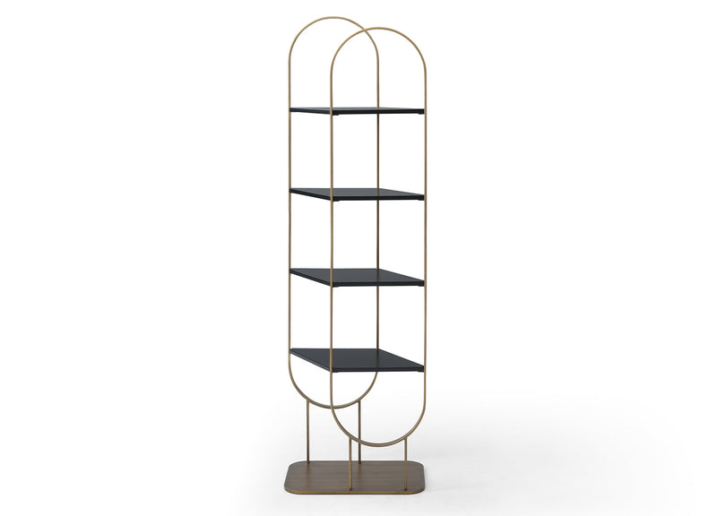 Whiteline Modern Living Koda Oval Bookshelf - DI1936