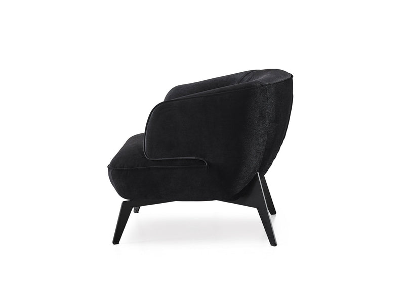 Whiteline Modern Living Mersin Accent Chair - CH1756F-BLK