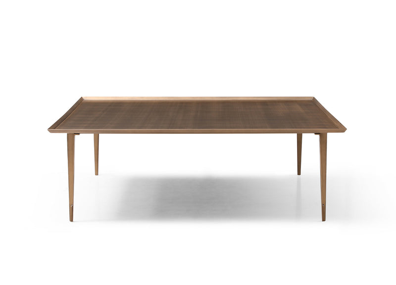 Whiteline Modern Living Nia Coffee Table in Brushed Bronze Color - CT1882