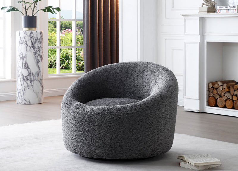 Whiteline Modern Living Perla Swivel Accent Chair - CH2009F