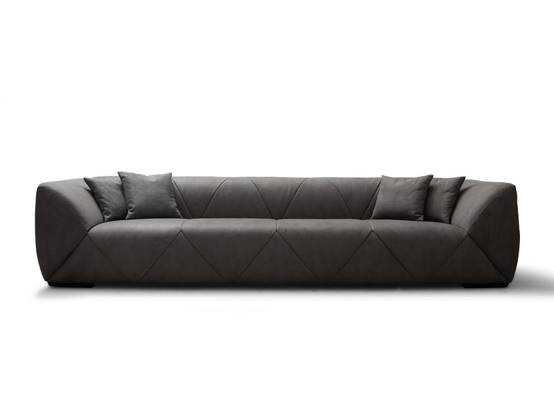 Whiteline Modern Living Quarry Sofa - SO1974L-DGRY