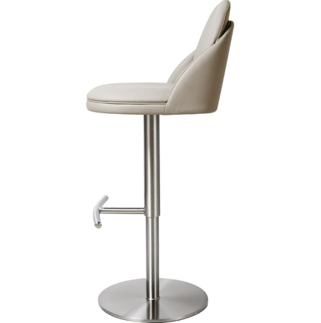 Whiteline Modern Living Tommy Barstool - BS2007P-LGRY