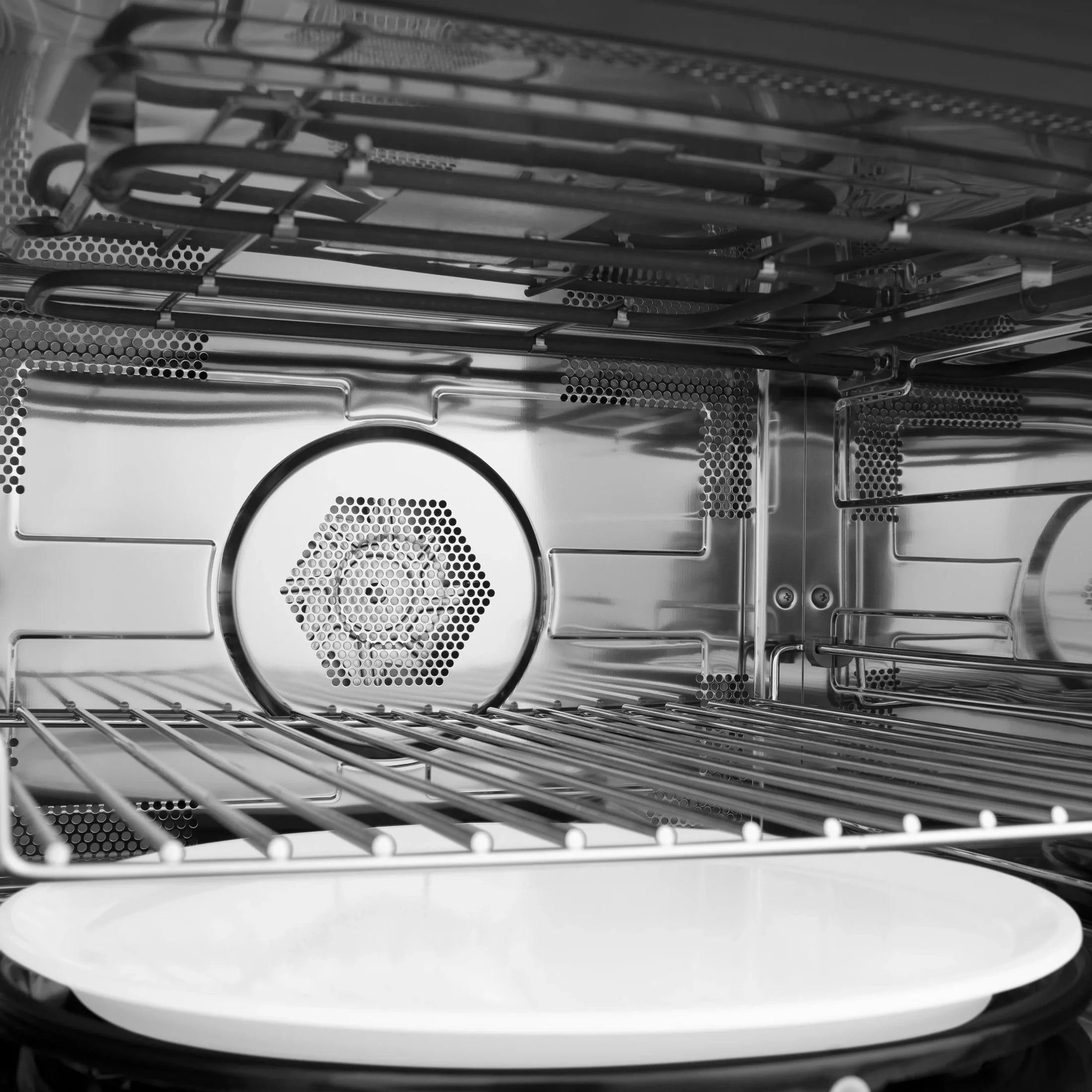 ZLINE Autograph Edition 30” 1.6 cu ft. Built-in Convection Microwave Oven in Black Stainless Steel with Accents MWOZ-30-BS