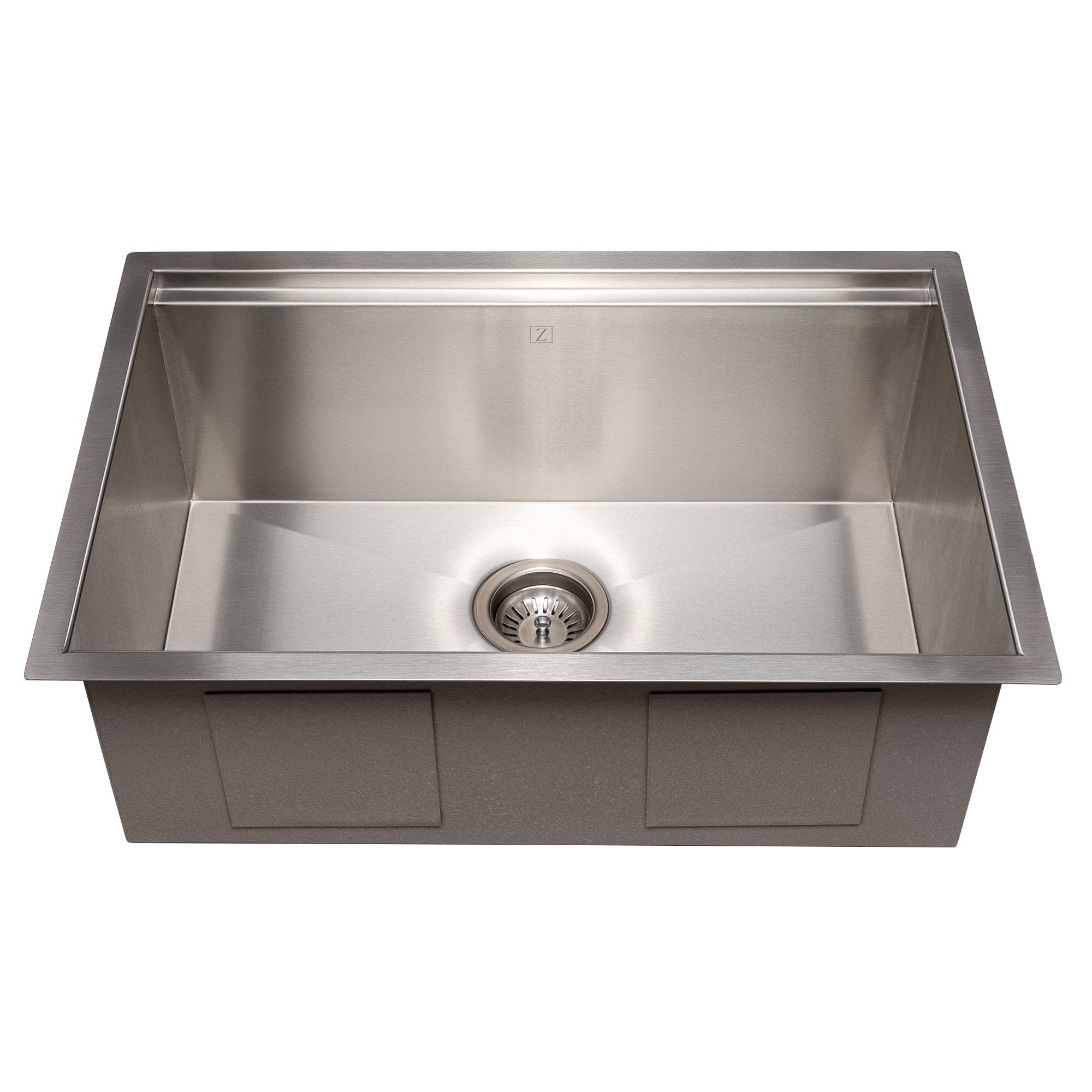 ZLINE 27" Garmisch Undermount Single Bowl Kitchen Sink with Bottom Grid and Accessories 