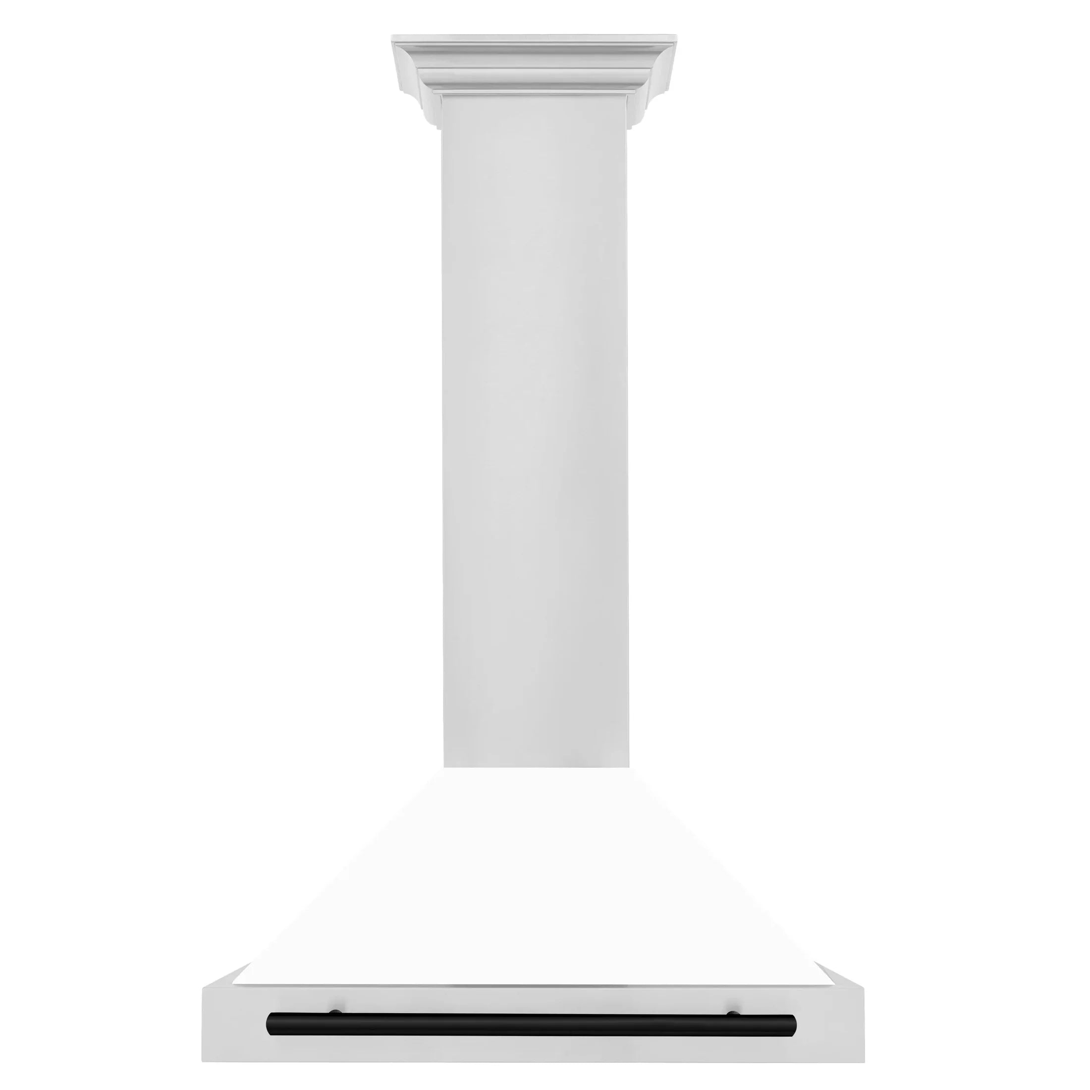 ZLINE 30" Autograph Edition Stainless Steel Range Hood with White Matte Shell KB4STZ-WM30