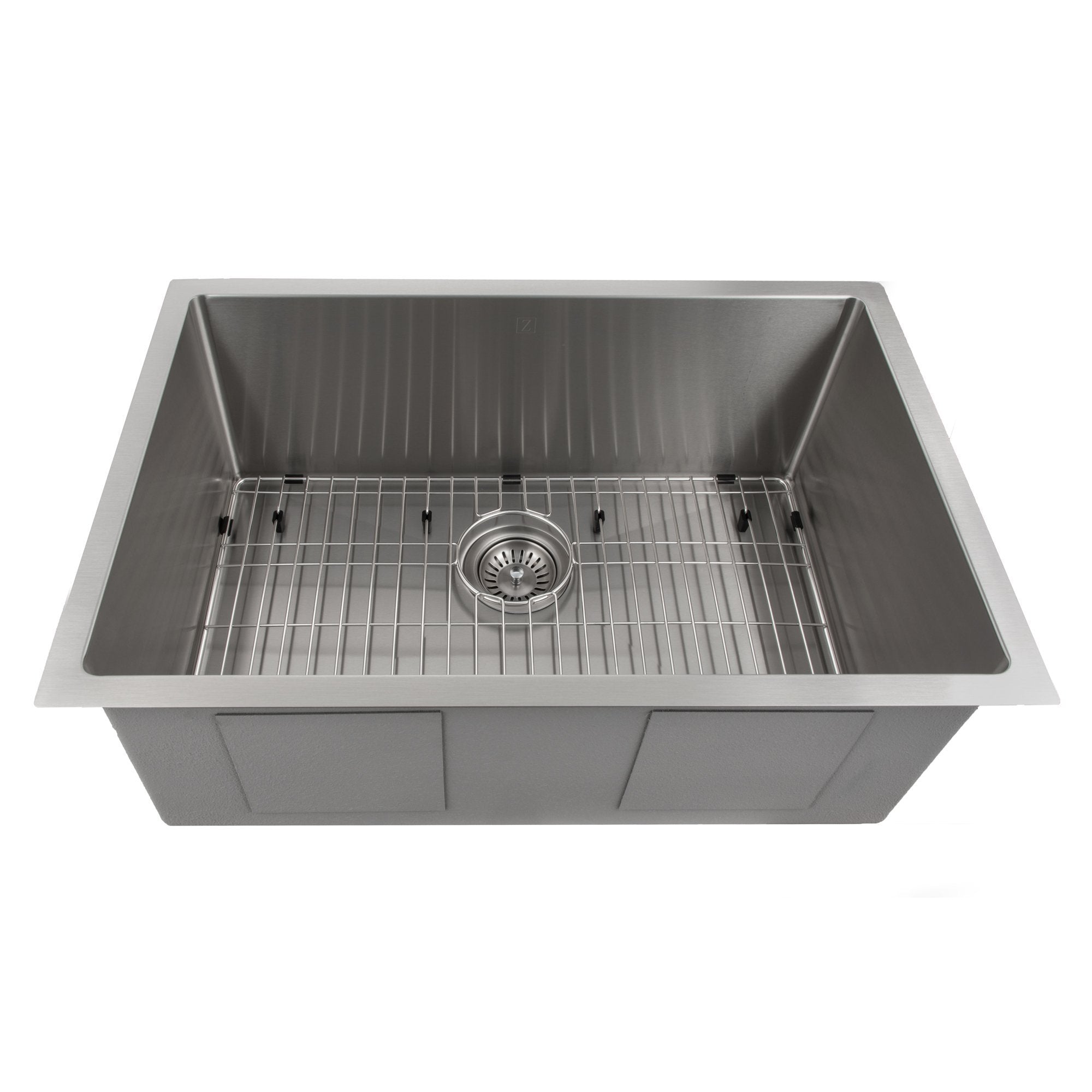 ZLINE 30" Meribel Undermount Single Bowl Kitchen Sink with Bottom Grid