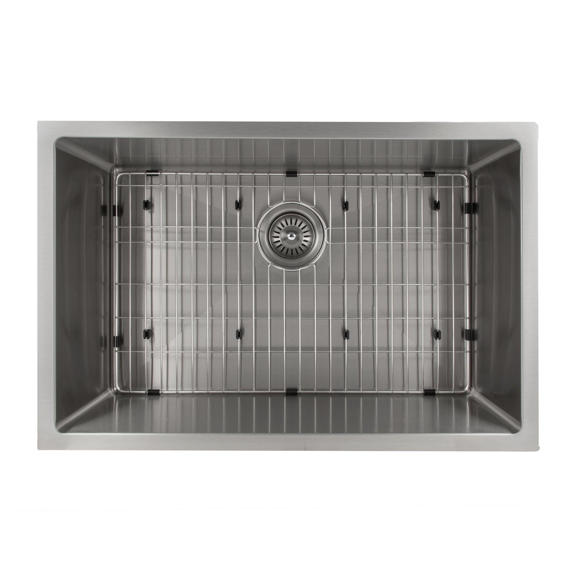 ZLINE 30" Meribel Undermount Single Bowl Kitchen Sink with Bottom Grid