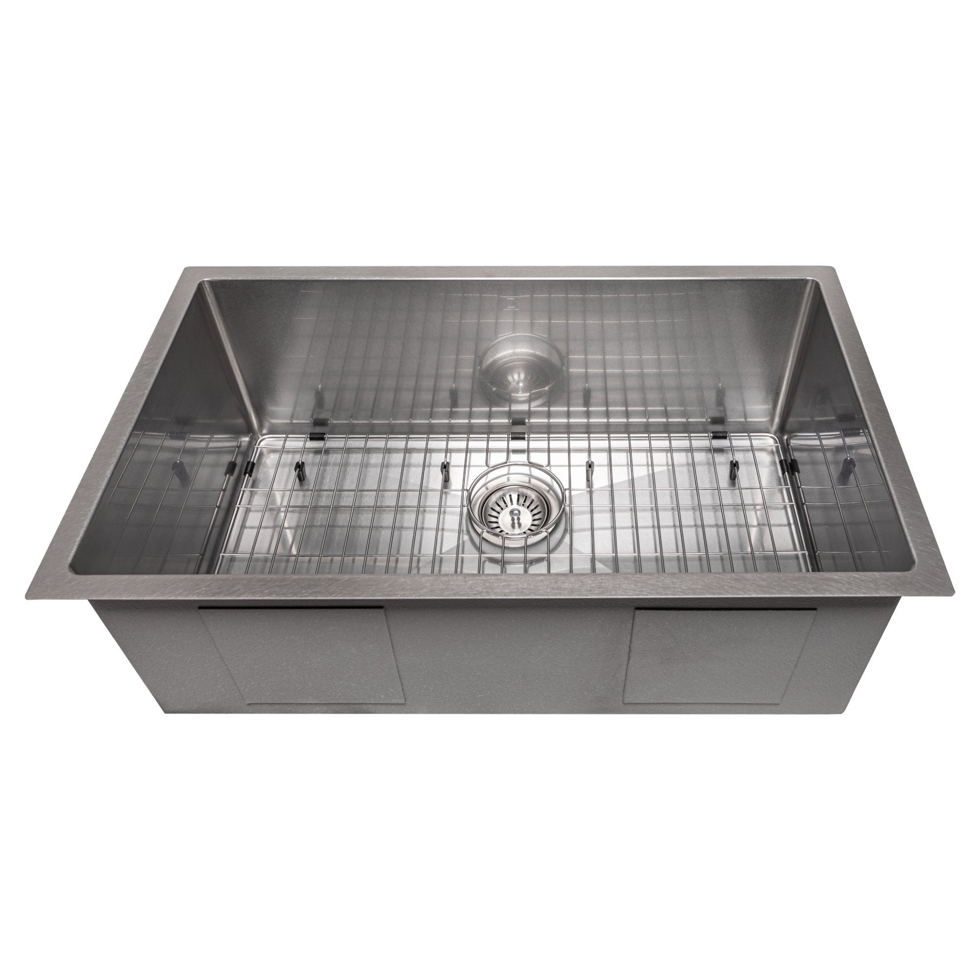 ZLINE 30" Meribel Undermount Single Bowl Kitchen Sink with Bottom Grid
