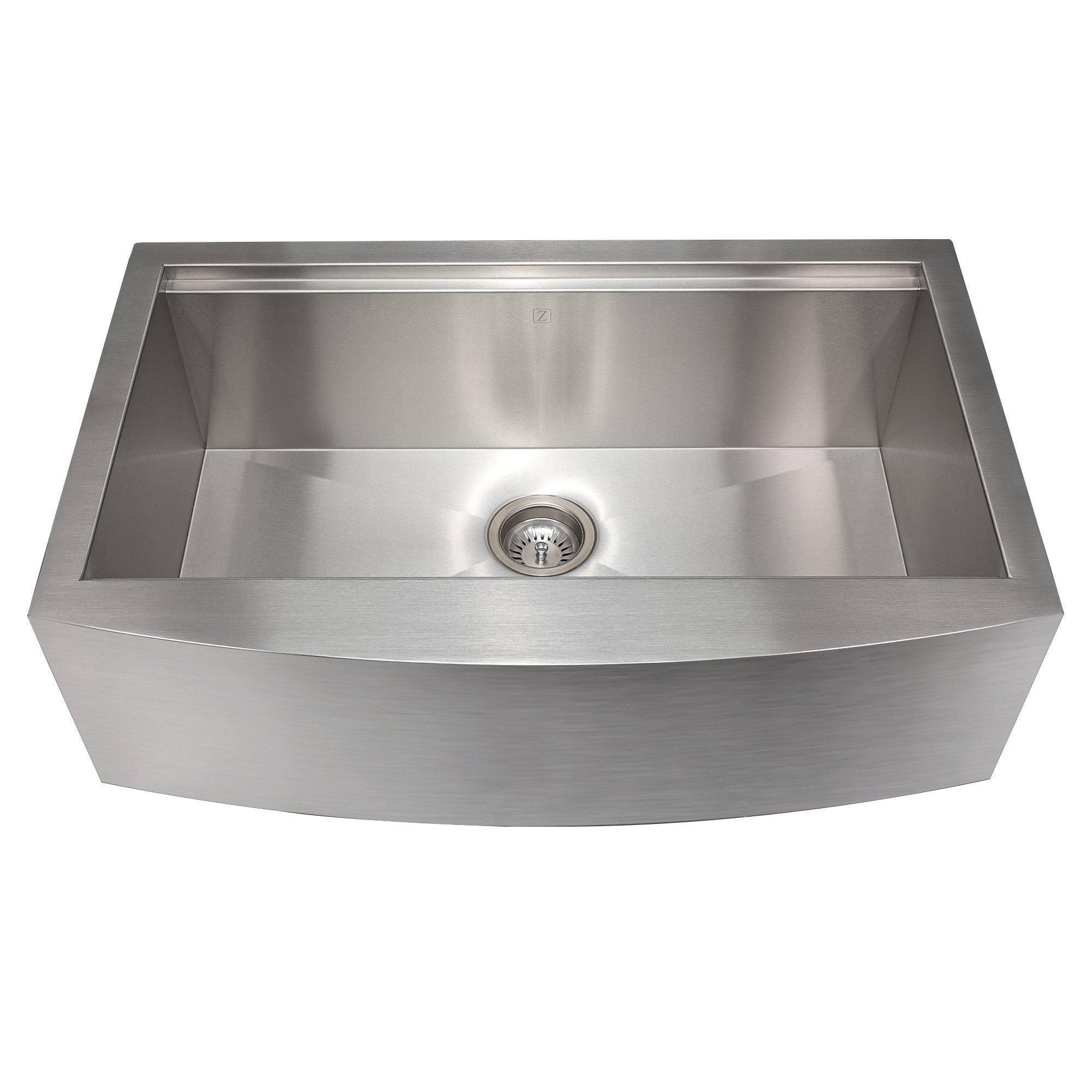 ZLINE 33" Moritz Farmhouse Apron Mount Single Bowl Kitchen Sink with Bottom Grid and Accessories