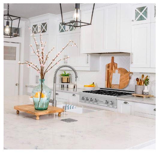 ZLINE 36" Porcelain Rangetop in DuraSnow Stainless Steel with 6 Gas Burners