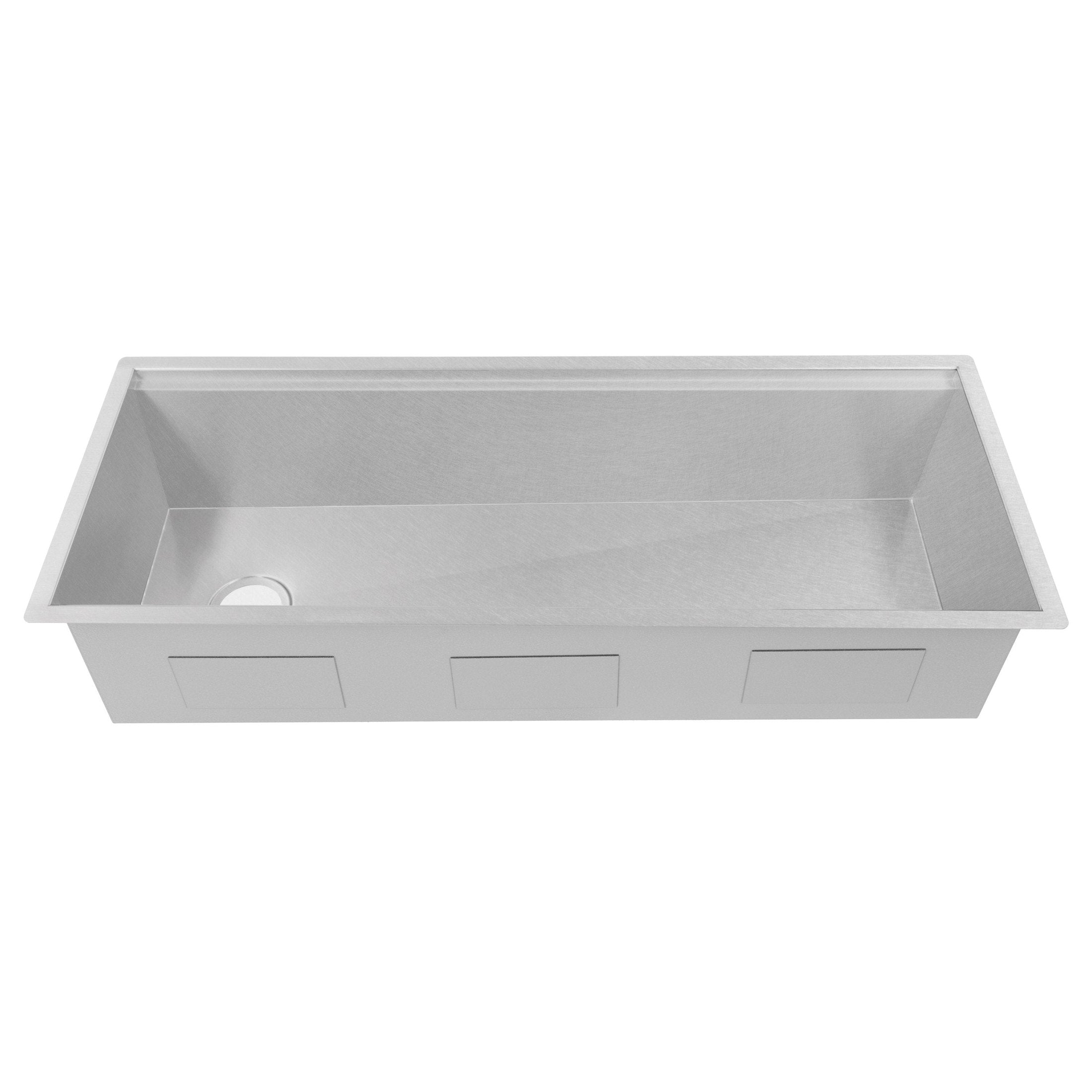 ZLINE 45" Garmisch Undermount Single Bowl Kitchen Sink with Bottom Grid and Accessories 