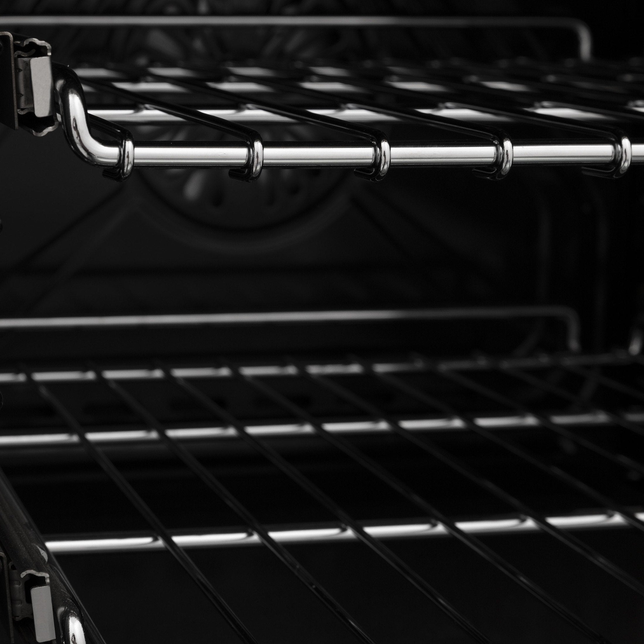 ZLINE Autograph Edition 36" 4.6 cu. ft. Dual Fuel Range with Gas Stove and Electric Oven in Black Stainless Steel with Accents