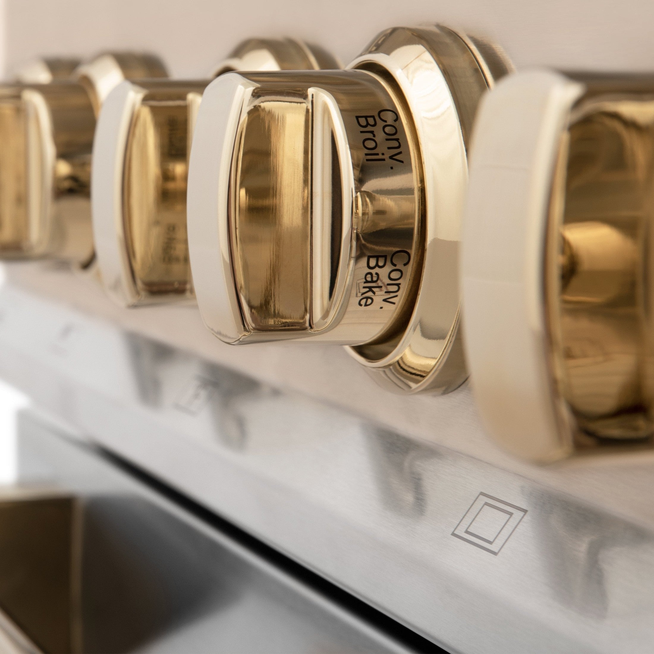 ZLINE Autograph Edition 36" 4.6 cu. ft. Dual Fuel Range with Gas Stove and Electric Oven in Stainless Steel with Accents