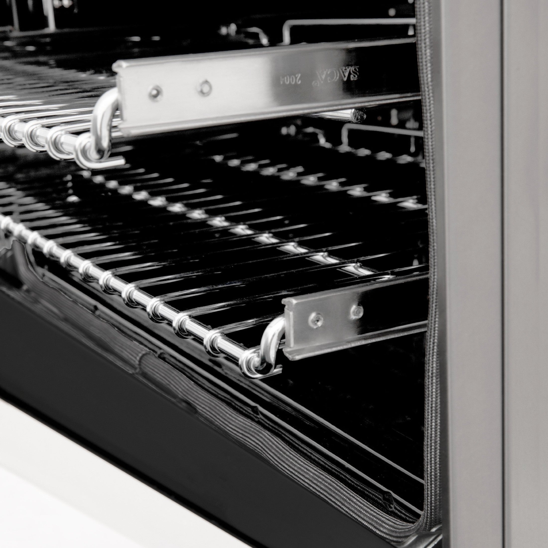ZLINE Autograph Edition 48" 6.0 cu. ft. Dual Fuel Range with Gas Stove and Electric Oven in Stainless Steel with White Matte Door and Accents