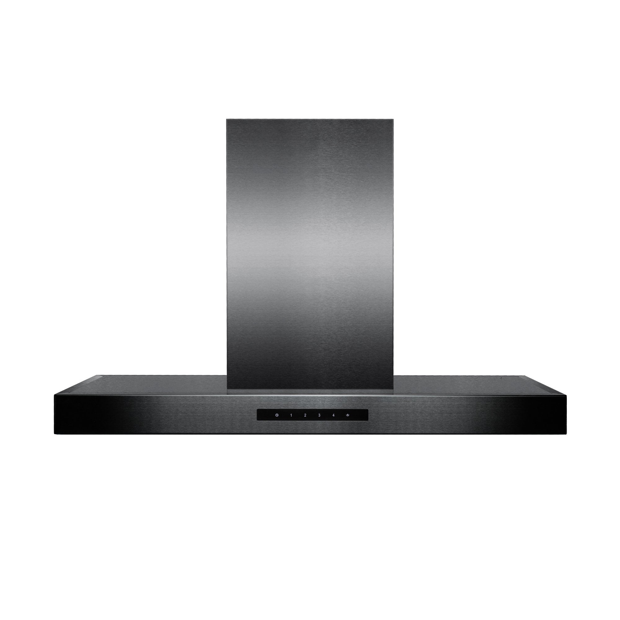 ZLINE Island Mount Range Hood in Black Stainless Steel