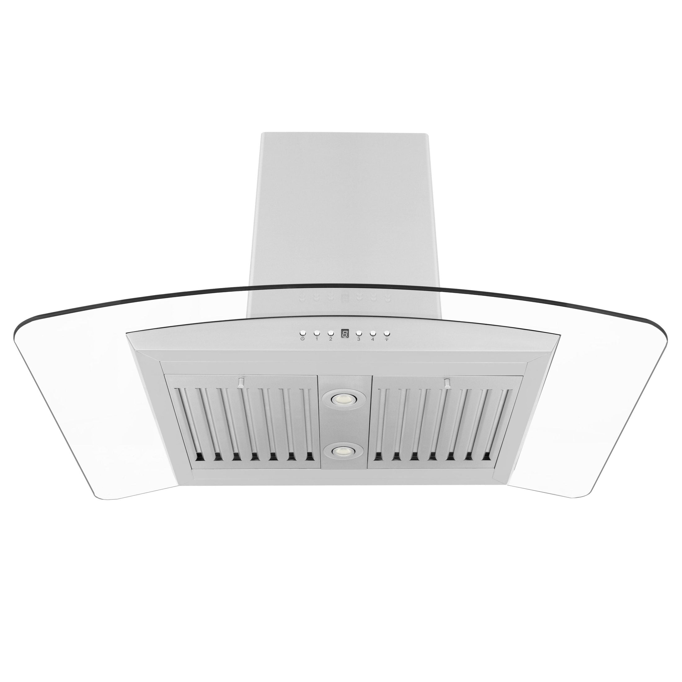 ZLINE Island Mount Range Hood in Stainless Steel & GlassZLINE Island Mount Range Hood in Stainless Steel & Glass