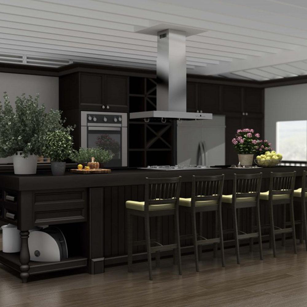 ZLINE Island Mount Range Hood in Stainless Steel - KE2i