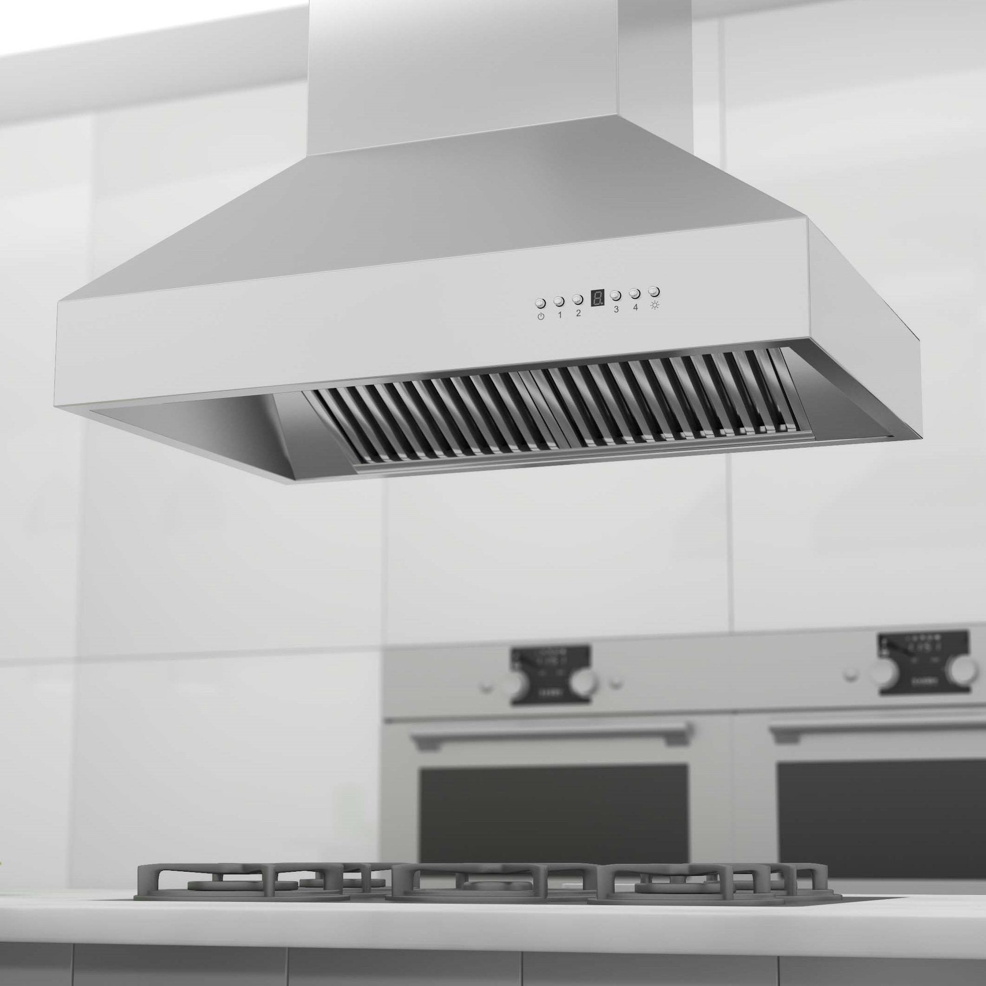 ZLINE Outdoor Island Mount Range Hood in Stainless Steel 